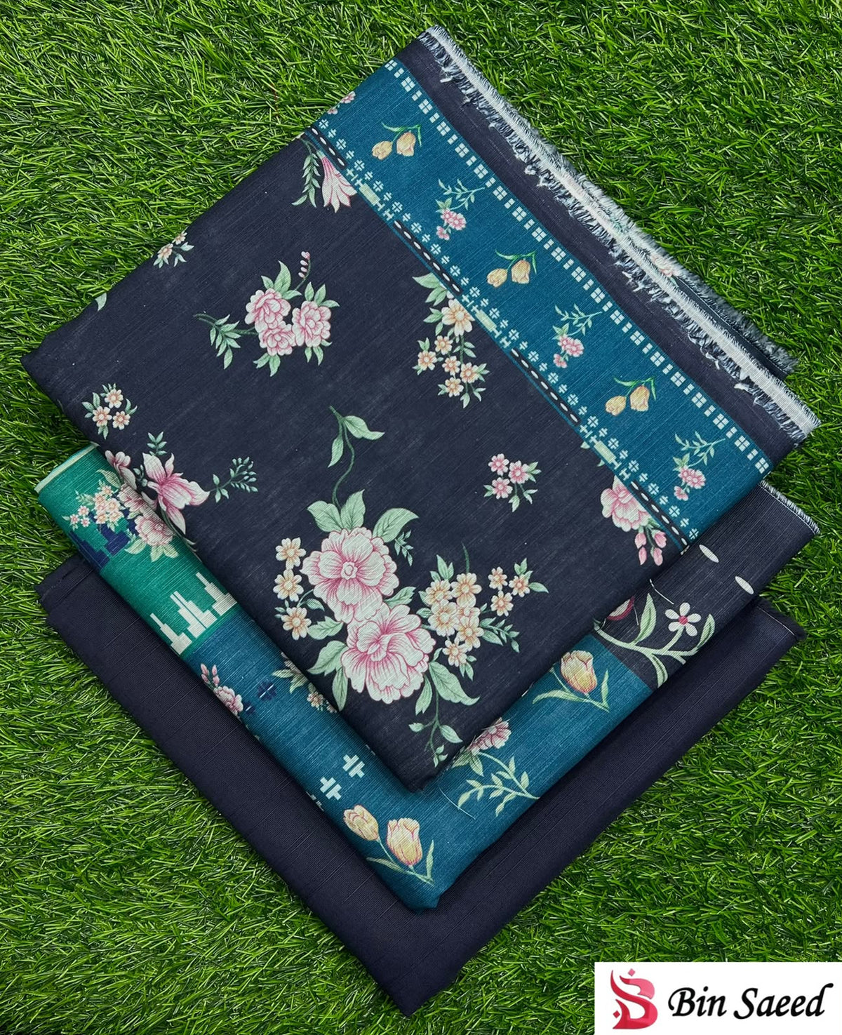 Bin Saeed 3PC khaddar 100% ORIGINAL 28