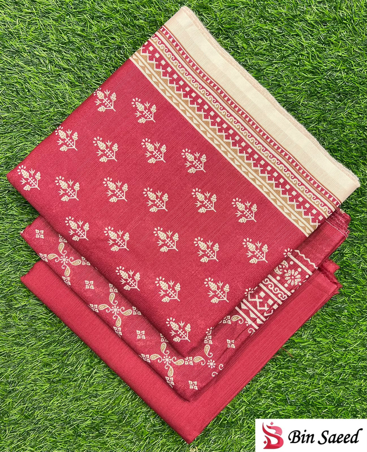 Bin Saeed 3PC khaddar 100% ORIGINAL 39