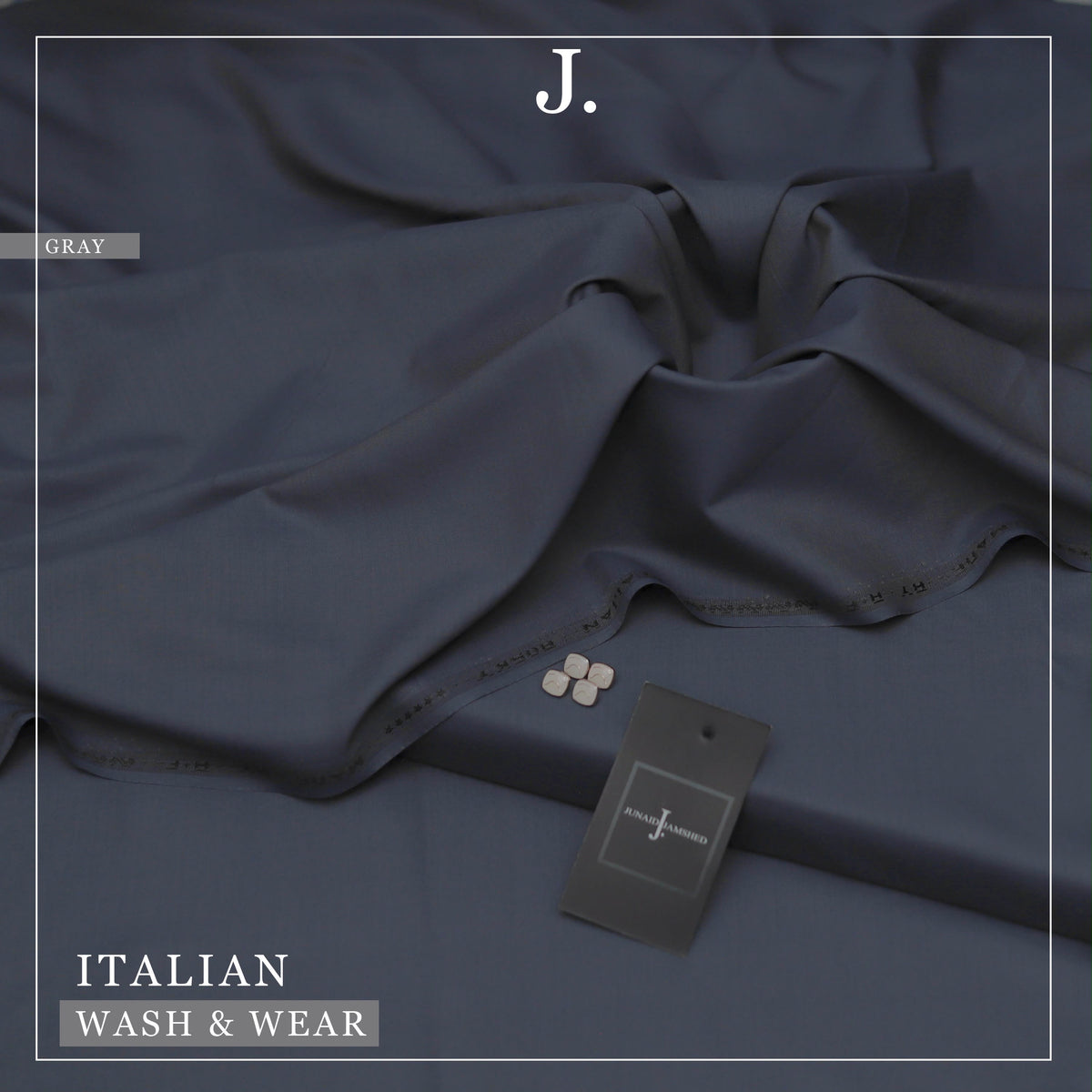 J. Junaid Jamshed Wash & wear - DARK GREY