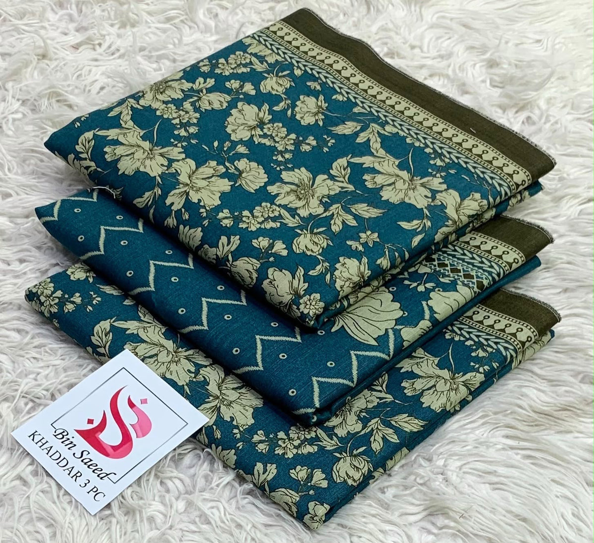 Bin Saeed 3PC khaddar 100% ORIGINAL 14