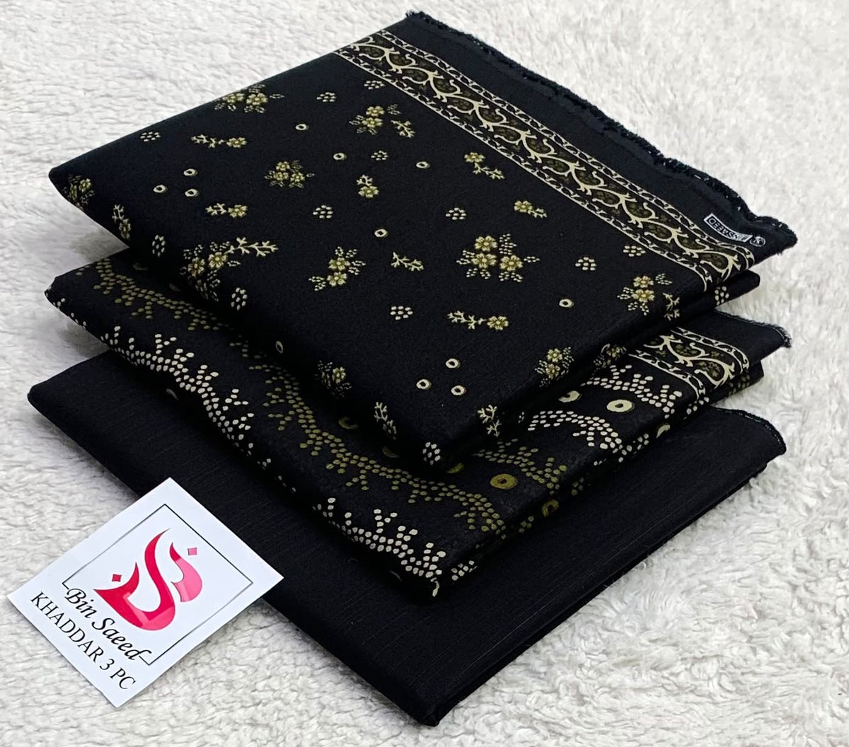 Bin Saeed 3PC khaddar 100% ORIGINAL 08