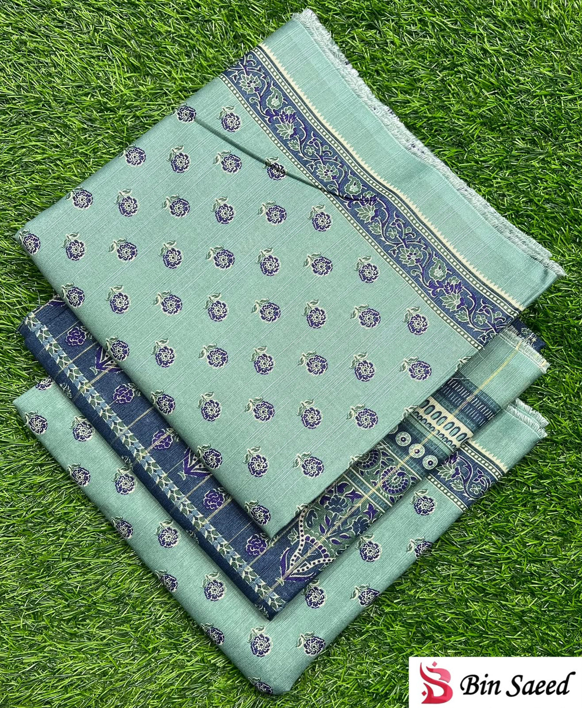 Bin Saeed 3PC khaddar 100% ORIGINAL 35