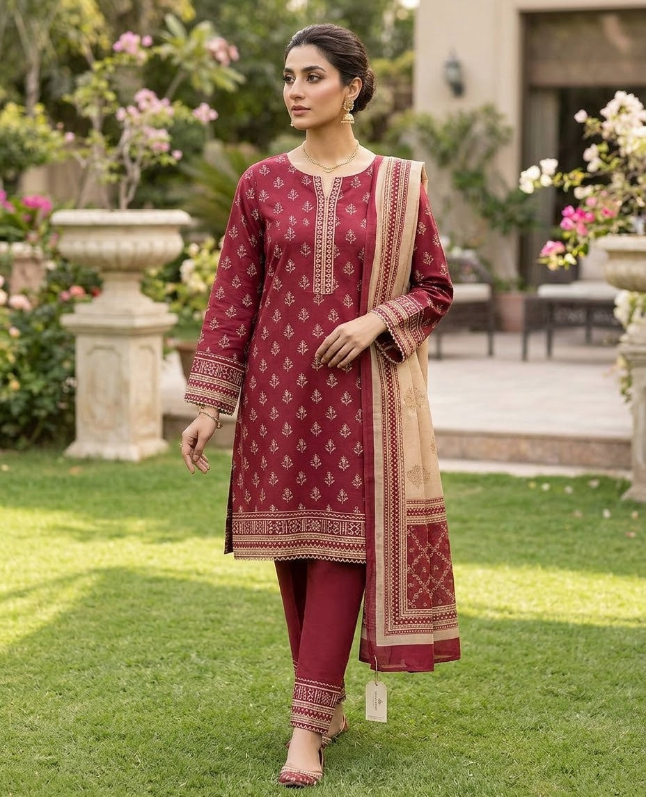 Bin Saeed 3PC khaddar 100% ORIGINAL 39