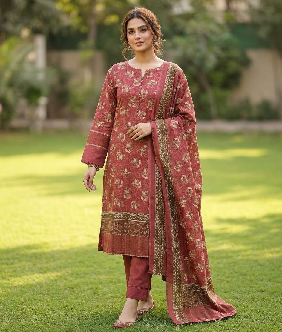 Bin Saeed 3PC khaddar 100% ORIGINAL 38