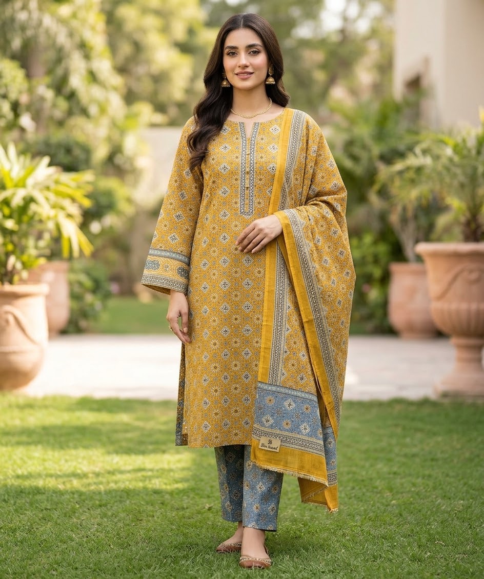 Bin Saeed 3PC khaddar 100% ORIGINAL 31