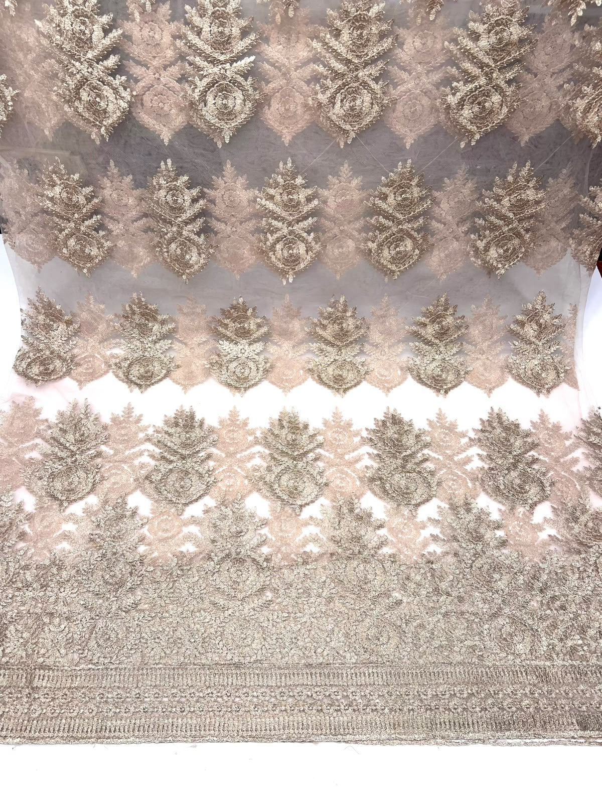 Imported Maxi with hilla Zari embroidery Wedding and party Wear