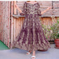 Imported Maxi with hilla Zari embroidery Wedding and party Wear