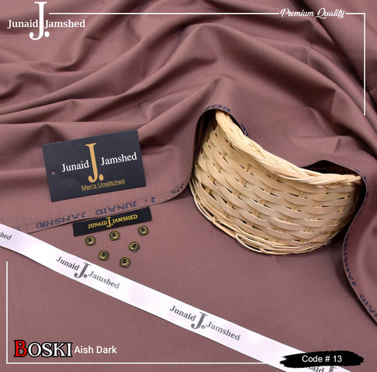 J. Junaid Jamshed Wash &amp; Wear Boski 100% Gurranteed Fabric