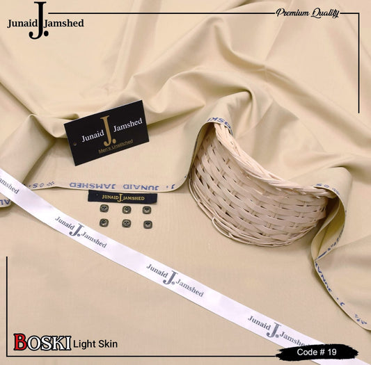 J. Junaid Jamshed Wash &amp; Wear Boski 100% Gurranteed Fabric