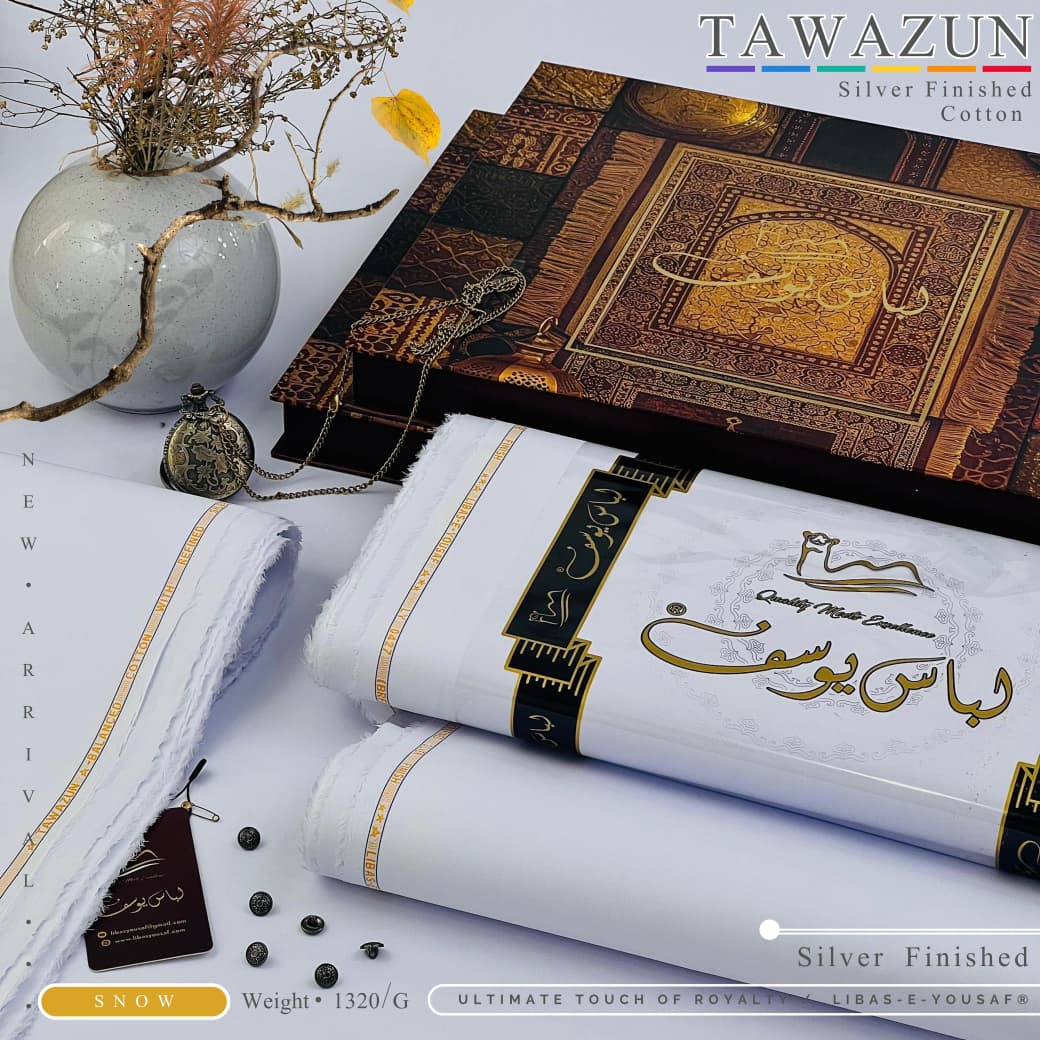 Silver Refined Finish Premium Cotton