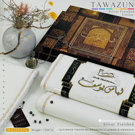 Silver Refined Finish Premium Cotton