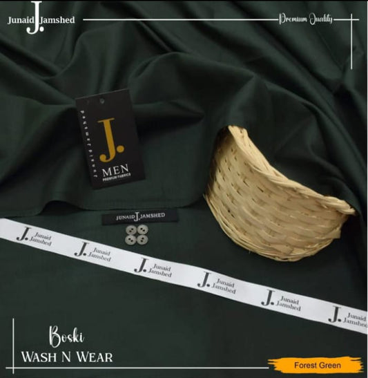 J. Junaid Jamshed Wash &amp; Wear Boski 100% Gurranteed Fabric