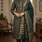 3PC Dress Multani Khaadi Sussi - GREEN