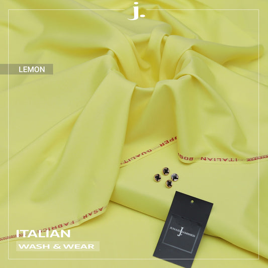 J. Junaid Jamshed Wash & wear - LEMON