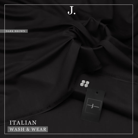 J. Junaid Jamshed Wash & wear - BLACK