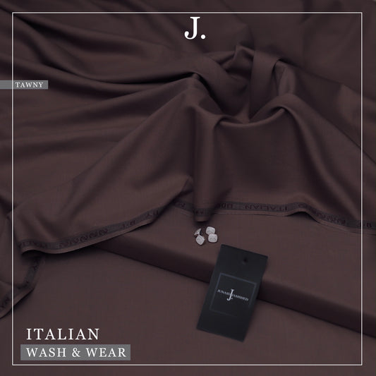 J. Junaid Jamshed Wash & wear - CHOCOLATE