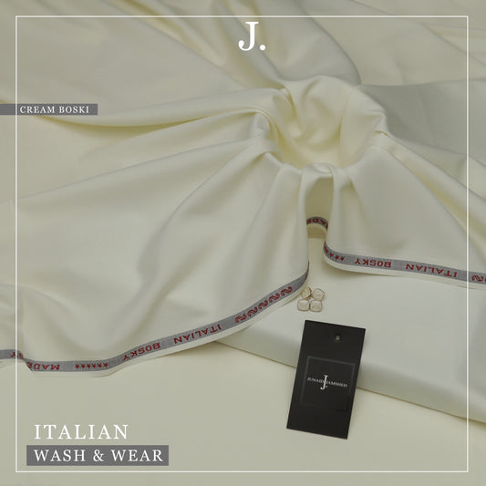 J. Junaid Jamshed Wash & wear - CREAM