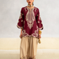 PREMIUM UNSTITCHED 2-PIECE SILK COLLECTION-MEHROON