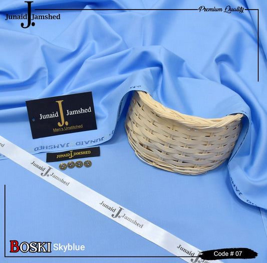 J. Junaid Jamshed Wash &amp; Wear Boski 100% Gurranteed Fabric