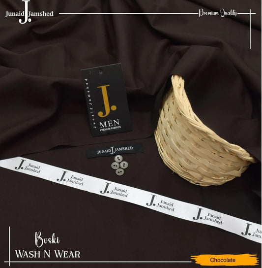 J. Junaid Jamshed Wash &amp; Wear Boski 100% Gurranteed Fabric