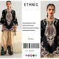 ETHENIC PREMIUM UNSTITCHED 2-PIECE SILK COLLECTION-BLACK