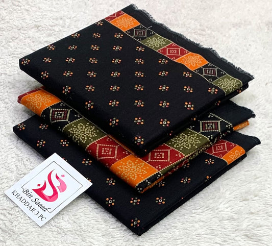 Bin Saeed 3PC khaddar 100% ORIGINAL 20