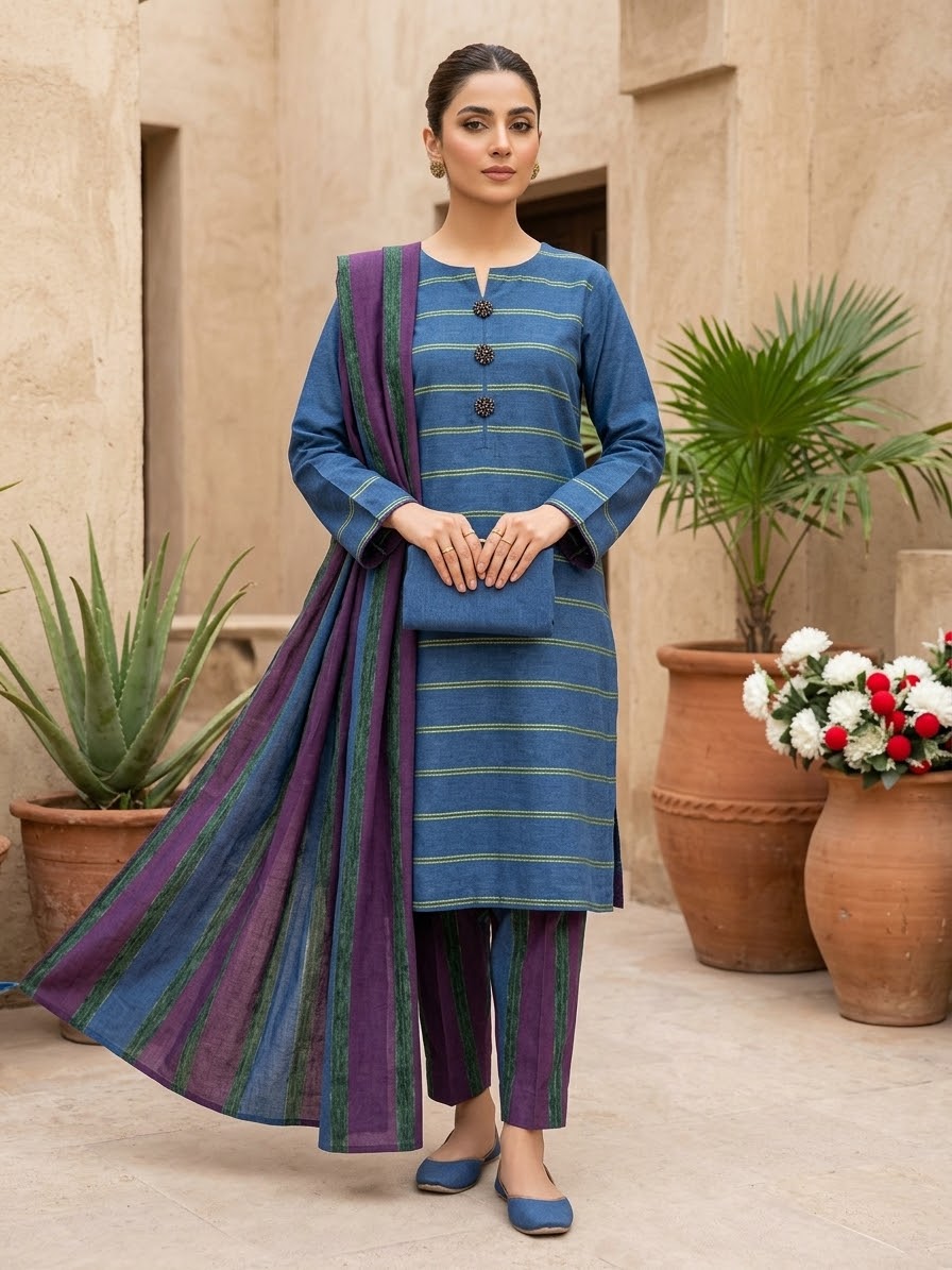 3PC Dress Multani Khaadi Sussi - New D6