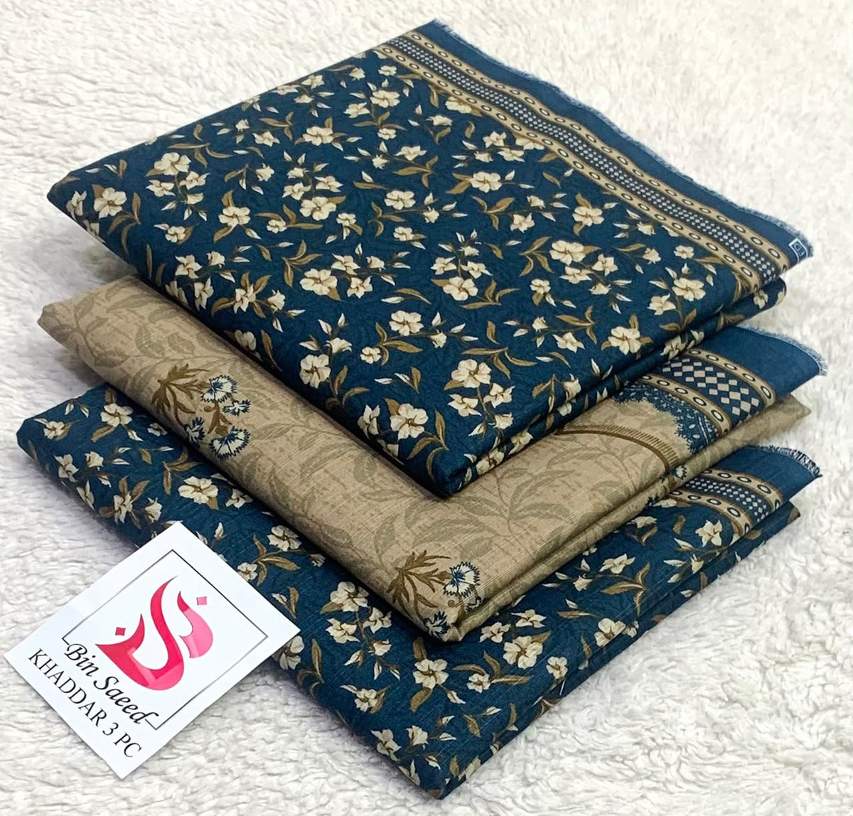 Bin Saeed 3PC khaddar 100% ORIGINAL 05