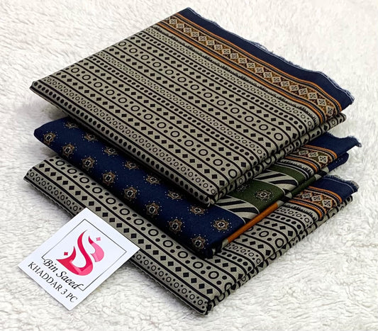 Bin Saeed 3PC khaddar 100% ORIGINAL 18