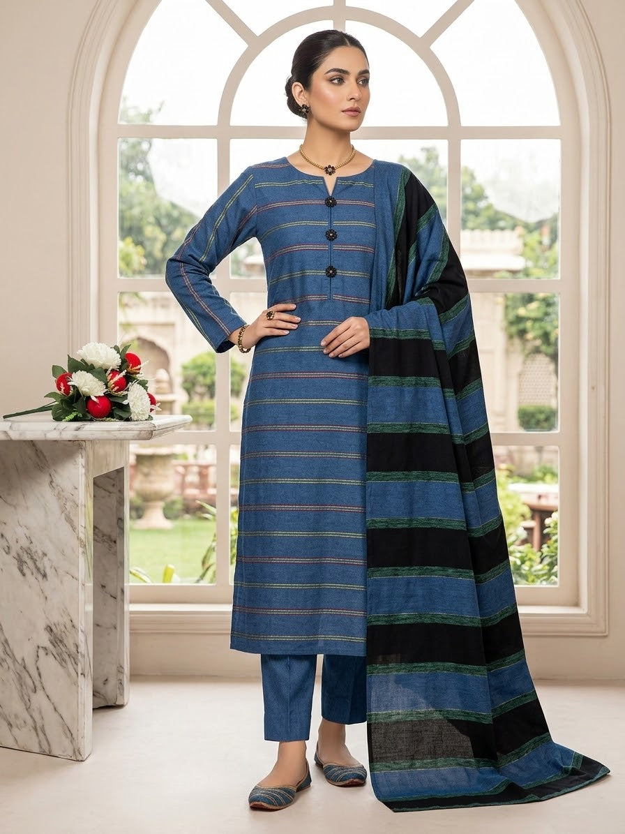 3PC Dress Multani Khaadi Sussi - New D11