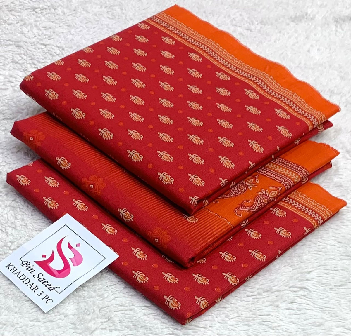 Bin Saeed 3PC khaddar 100% ORIGINAL 11