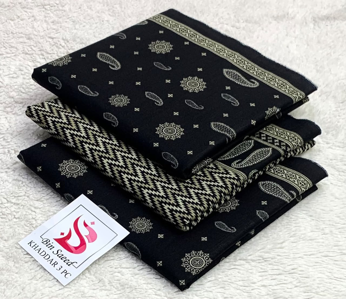 Bin Saeed 3PC khaddar 100% ORIGINAL 09