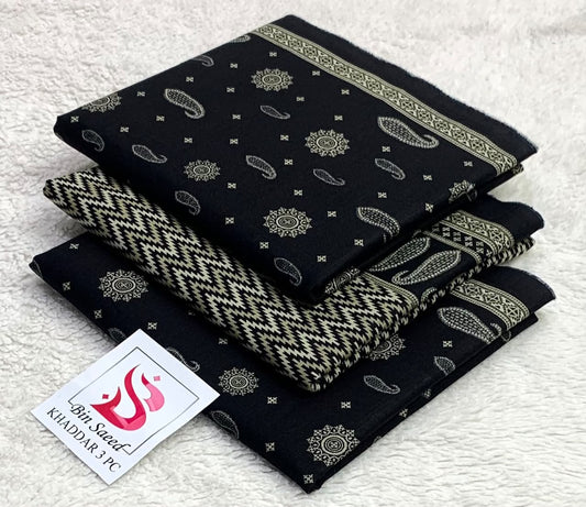 Bin Saeed 3PC khaddar 100% ORIGINAL 09