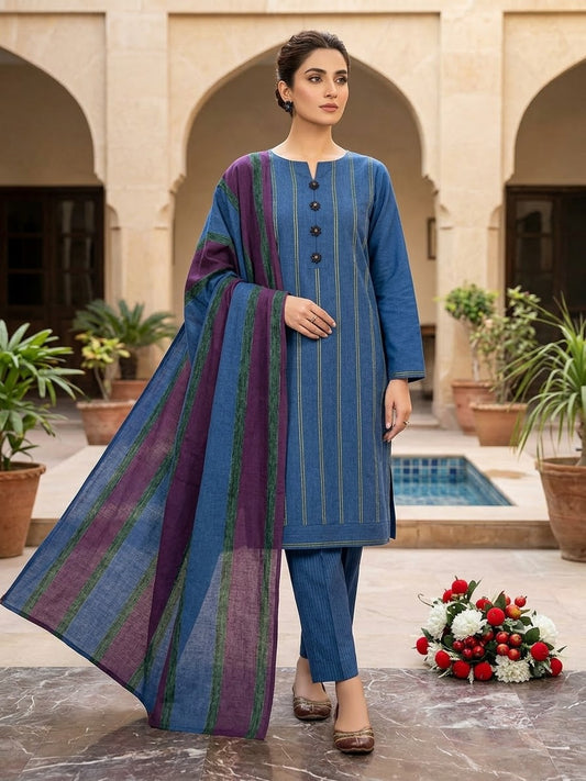 3PC Dress Multani Khaadi Sussi - New D7